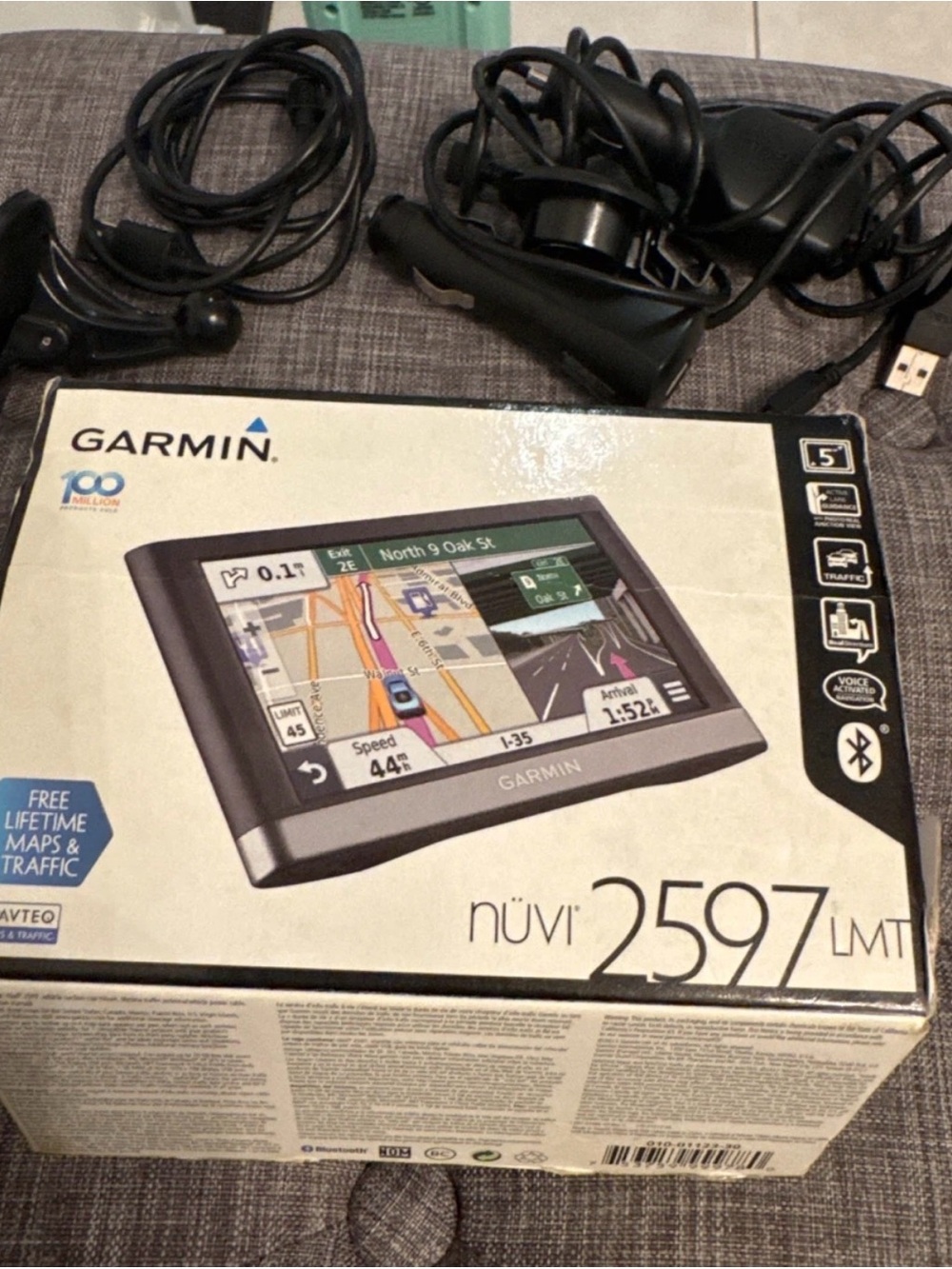 garmin black and silver nüvi 2597LMT GPS Navigation Boxed Unit